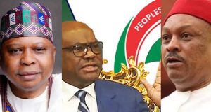 Anyanwu/Wike and Turaki faction arrive PDP Secretariat in Abuja Anyanwu/Wike and Turaki faction arrive PDP Secretariat in Abuja