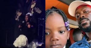 Moment Adekunle Gold’s daughter introduced him at his concert Moment Adekunle Gold's daughter, Adejare introduces him at concert