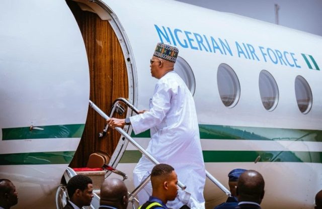Shettima departs for South Africa to attend G20 Summit