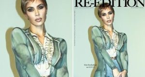 Kim Kardashian goes N#DE for magazine cover Kim Kardashian goes N#DE for magazine cover