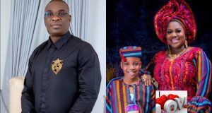 Kwam1 finally acknowledges Maleek, Bisola Badmus’ son as his own Kwam1 reconciles with Bisola Badmus, son