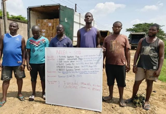 NDLEA busts illicit drug warehouse, recovers over N6.7bn opioids NDLEA busts illicit drug warehouse, recovers over N6.7bn opioids