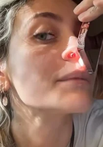 Paris Jackson reveals drug use has caused a hole in her nose