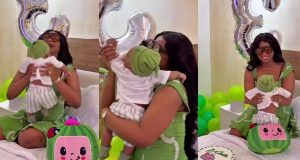 Priscilla Ojo celebrates son at 3 months Priscilla Ojo's son turns 3 month