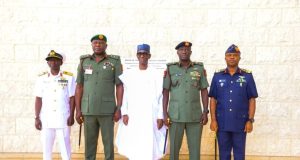 Ribadu meets security chiefs Ribadu meets security chiefs