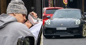 Romeo Beckham, 23, shows off his £150k Porsche Romeo Beckham, 23, shows off his £150k Porsche