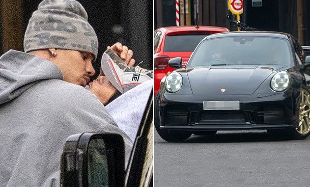 Romeo Beckham, 23, shows off his £150k Porsche Romeo Beckham, 23, shows off his £150k Porsche