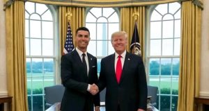 My son is a big fan of you – Trump tells Ronaldo My son is a big fan of you - Trump tells Ronaldo