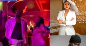 Regina Daniels and Peter Okoye party at the club Regina Daniels and Peter Okoye dance at the club