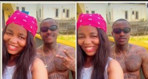 Mr Ibu’s wife and Ruger stir reactions in new video Mr Ibu's wife and Ruger stir reactions in new video