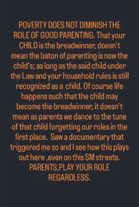 That your child pays the bills doesn’t make them parent- Biodun Stephen