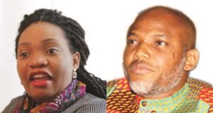 Nnamdi Kanu’s wife blasts authorities over husband’s sudden transfer Nnamdi Kanu’s wife blasts authorities over husband's sudden transfer