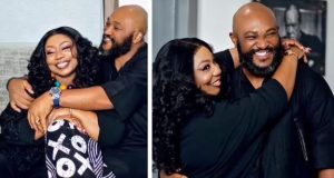 Blossom Chukwujekwu sweetly celebrates wife Blossom Chukwujekwu sweetly celebrates wife
