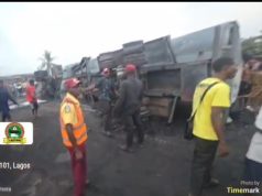 Two k!lled as Diesel tanker explodes on Badagry Expressway Two k!lled as Diesel tanker explodes on Badagry Expressway