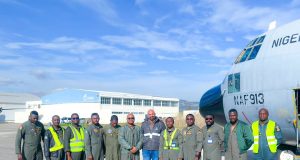 NAF C-130 aircraft finally lands in Portugal NAF C-130 aircraft finally lands in Portugal