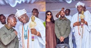 Asake & mum visit Ooni Of Ife Asake & mum visit Ooni Of Ife