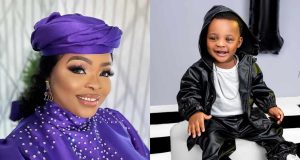 Dayo Amusa celebrates as son takes his first step Dayo Amusa