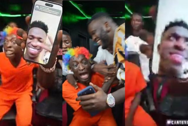 Victor Boniface surprises Carter Efe with FaceTime calls to Vinicius Jr