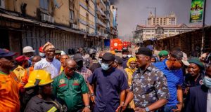 Sanwo-Olu visits Great Nigeria Insurance House after Fire incident Sanwo-Olu inspects Great Nigeria Insurance House after Fire incident