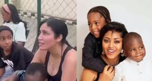 Laila Charani bonds with Regina Daniels’ sons Reactions as Laila Charani bonds with Regina Daniels' sons