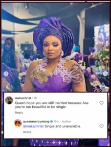 BBNaija Queen Mercy confirms crashed marriage?

