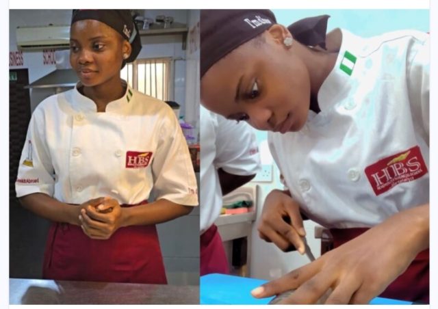 Chef Dammy graduates from Culinary school in Lagos