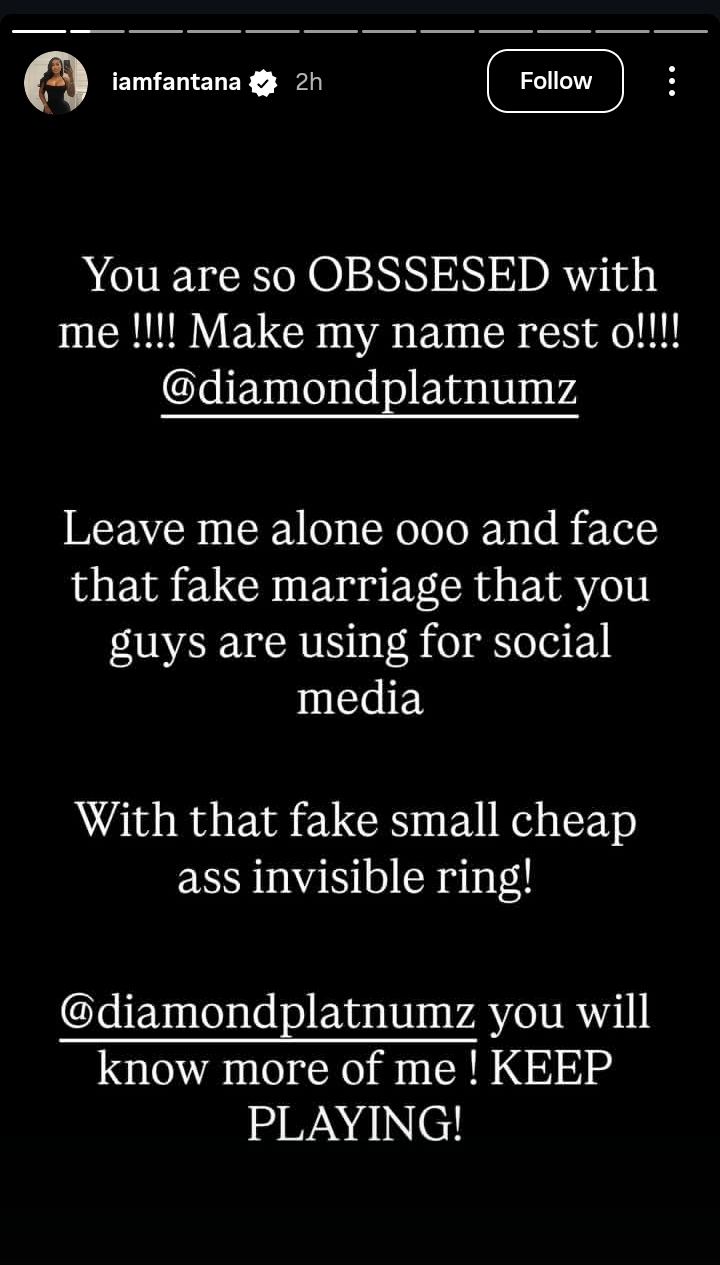 Fantana blasts Diamond Platnumz for mentioning her name at Juma Jux concert 