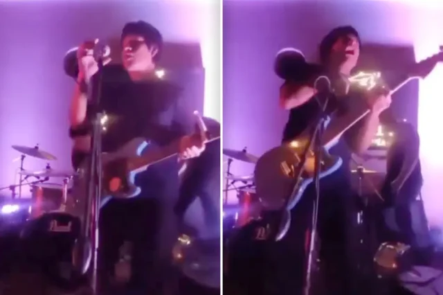 Singer ELECTROCUTED by microphone during gig