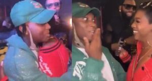 Between Bella Shmurda & Annie Macaulay Moment between Bella Shmurda Annie Macaulay stirs reaction