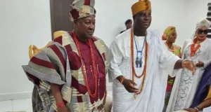 Ooni of Ife confers chieftaincy title on Ghanaian President, John Mahama Ooni of Ife confers chieftaincy title on Ghanaian President, John Mahama