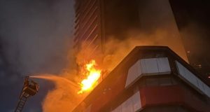 Fire guts Great Nigeria Insurance House in Lagos Fire guts Great Nigeria Insurance House in Lagos