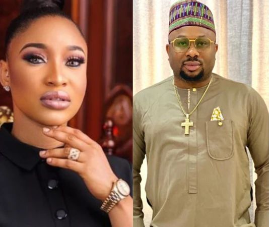 Tonto Dikeh reconciles with baby daddy, Churchill after 10 years Tonto Dikeh reconciles with baby daddy, Churchill after 10 years