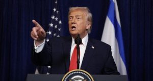 Trump says naval Amada heading towards Iran Trump says naval Amada towards Iran