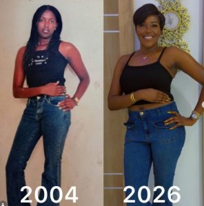 Biola Bayo shares throwback photos 