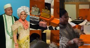 Cubana Chiefpriest’s wife shows off designer gifts Cubana Chiefpriest’s wife shows off designer gifts