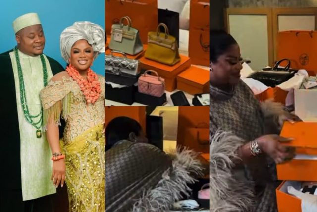 Cubana Chiefpriest’s wife shows off designer gifts Cubana Chiefpriest’s wife shows off designer gifts