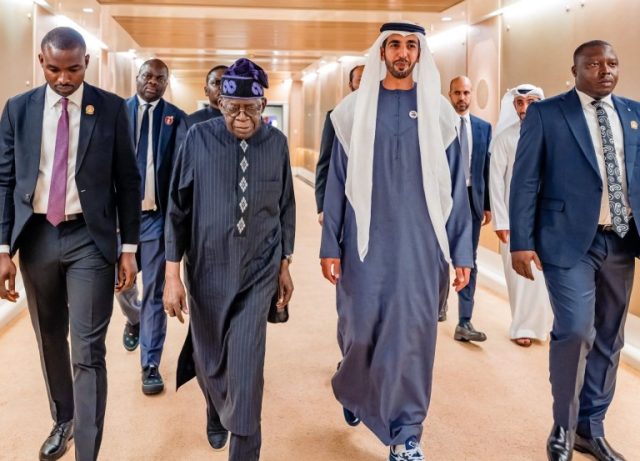 President Tinubu arrives Abu Dhabi for 2026 sustainability week