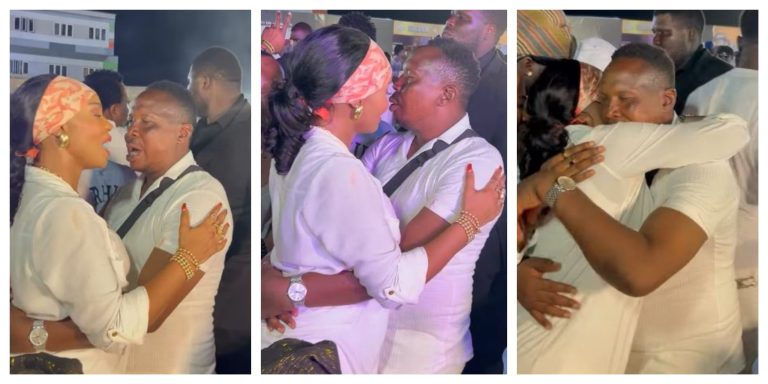 Iyabo Ojo and colleague, Baraka's coziness at event stirs reactions