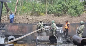 Military destroys 53 illegal refineries in Niger Delta Military destroys 53 illegal refineries in Niger Delta