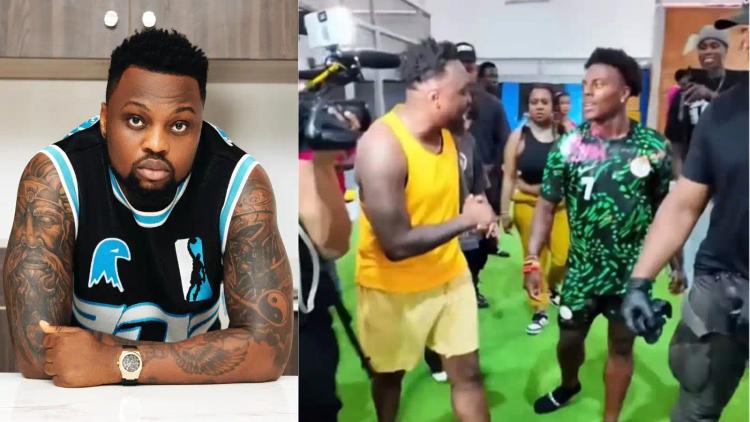 Na tension hold me - Egungun of Lagos reacts to gaff during Speed interview