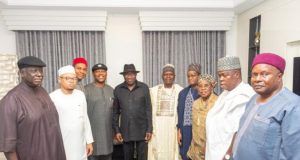 PDP leaders meet Jonathan PDP leaders meet Jonathan