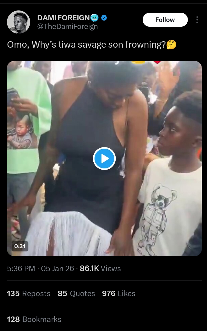 Tiwa Savage warns X influencer over post about her son