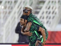 Osimhen, Lookman settle on-field dispute Osimhen, Lookman settle on-field dispute