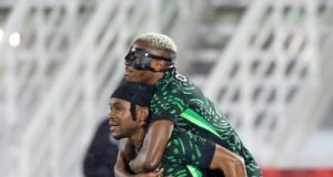 Osimhen, Lookman settle on-field dispute Osimhen, Lookman settle on-field dispute