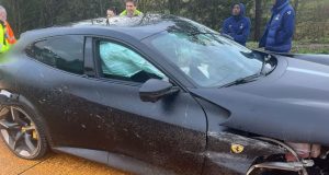 Footballer Randal Kolo Muani involved in car crash; Ferrari wrecked Tottenham star Randal Kolo Muaniin car crash as Ferrari left wrecked