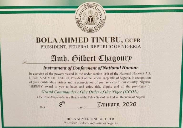Tinubu confers National Honour on businessman Chagoury