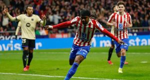 Lookman scores as Athletico Madrid defeats Barca 4-0 Lookman scores and assist as Athletico Madrid defeats Barca 4-0