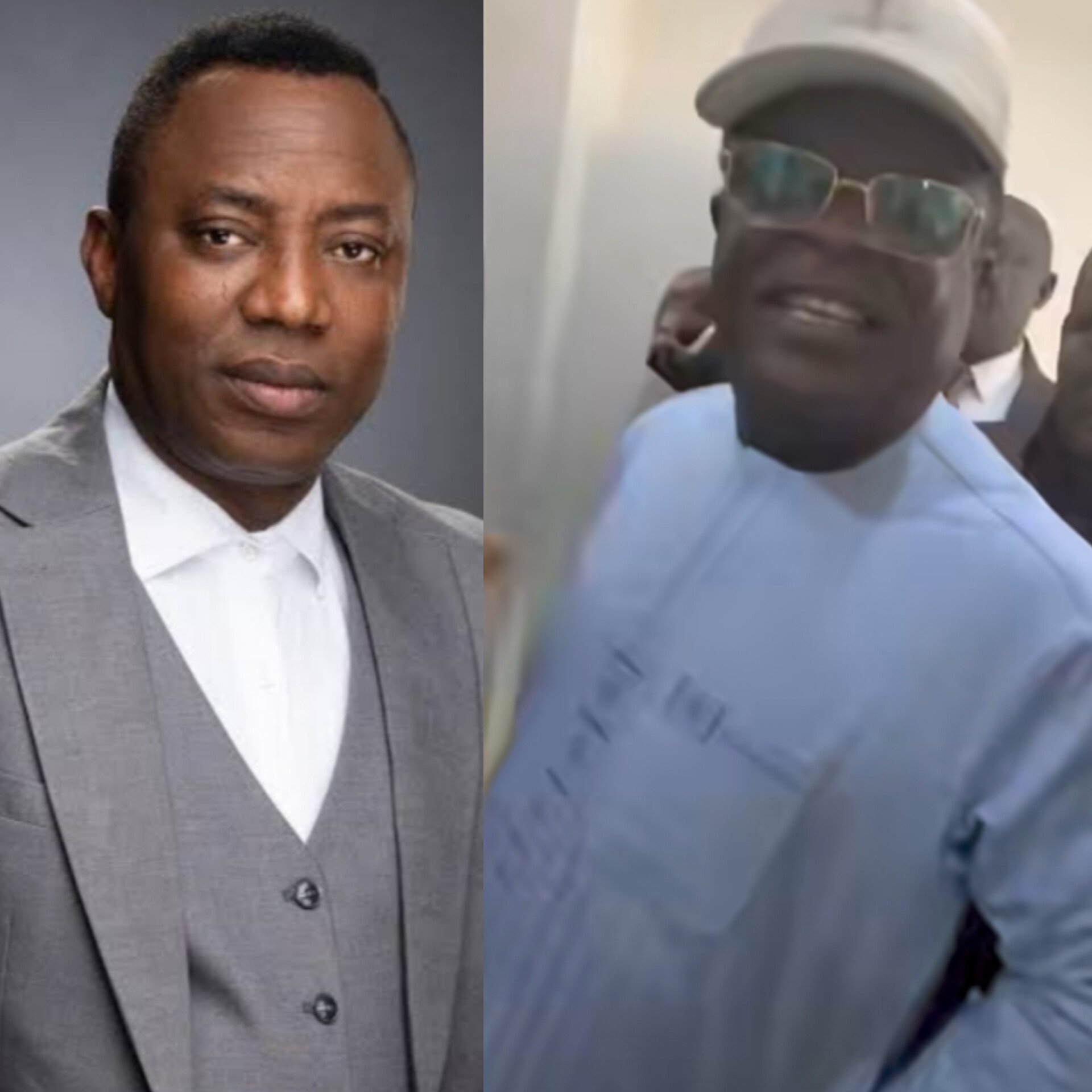 Sowore confronts Umahi at FCT Police Command