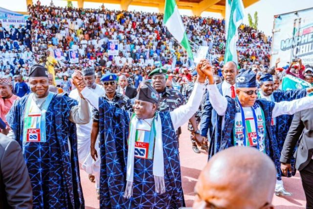 APC formally welcomes Agbu Kefas as its 30th governor