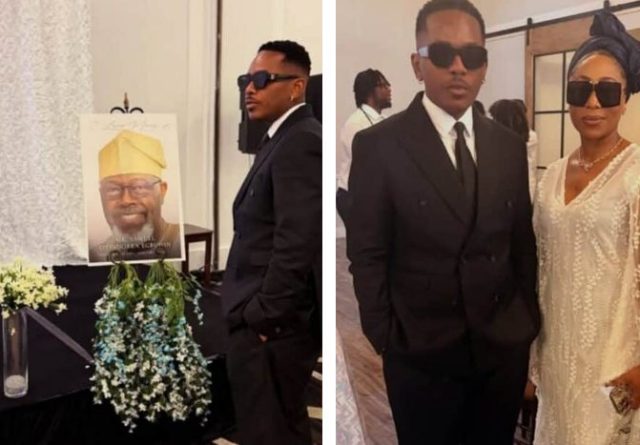 Dakore Akande & Timini Egbuson's dad BURIED Dakore Akande & Timini Egbuson's dad BURIED